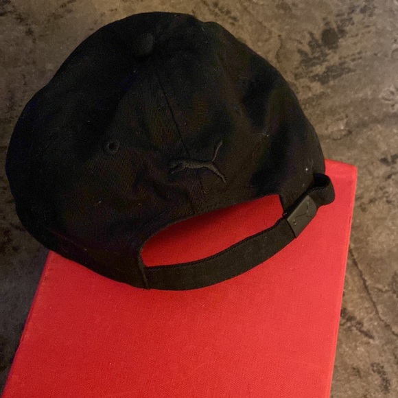 Puma  Pink Metallic Logo Black Fully Adjustable Cotton Cap Not Used main image 5